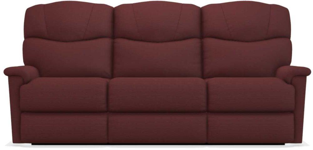 La-Z-Boy Lancer La-Z Time Merlot Full Reclining Sofa