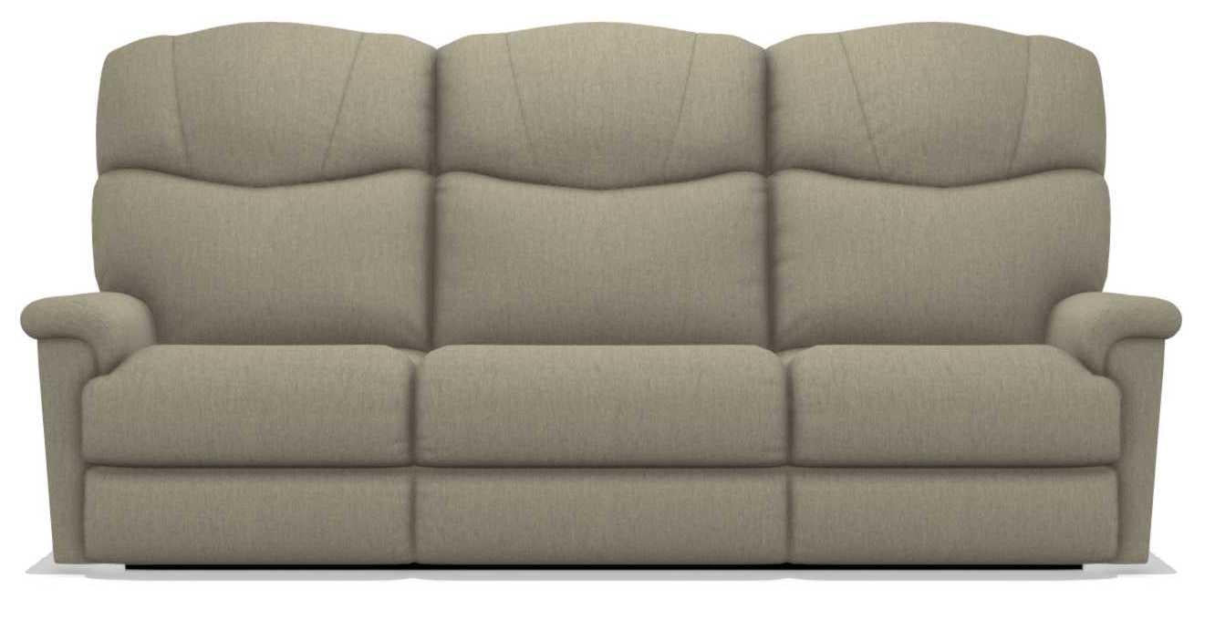 La-Z-Boy Lancer Teak Power Reclining Sofa with Headrest