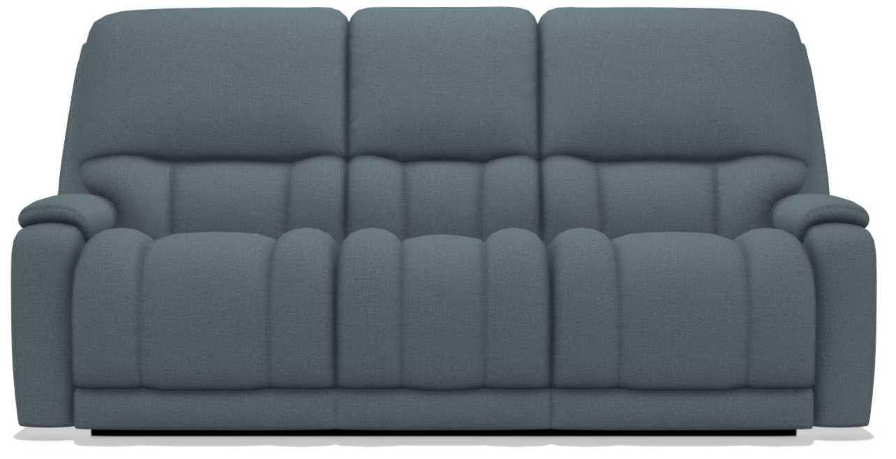 La-Z-Boy Greyson Denim Power Reclining Sofa w/ Headrest