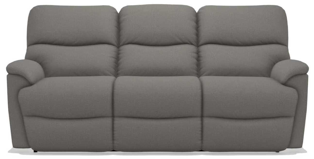 La-Z-Boy Trouper Flannel Power Reclining Sofa w/ Headrest