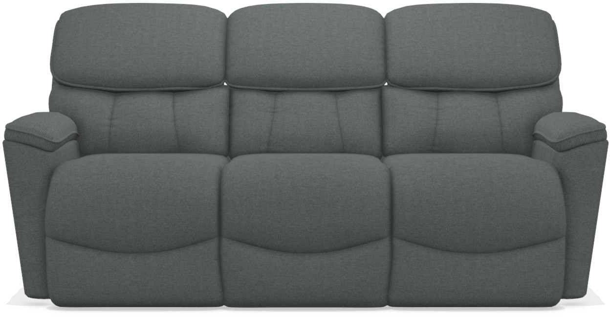 La-Z-Boy Kipling Grey Power Reclining Sofa with Headrest