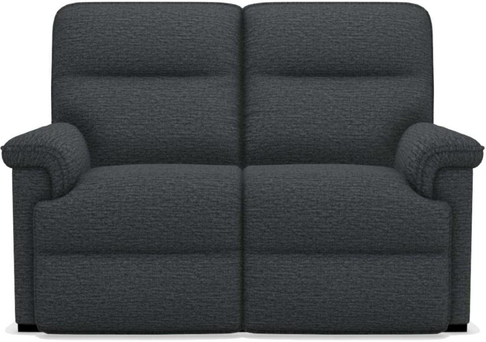 La-Z-Boy Jay La-Z-Time Denim Reclining Loveseat