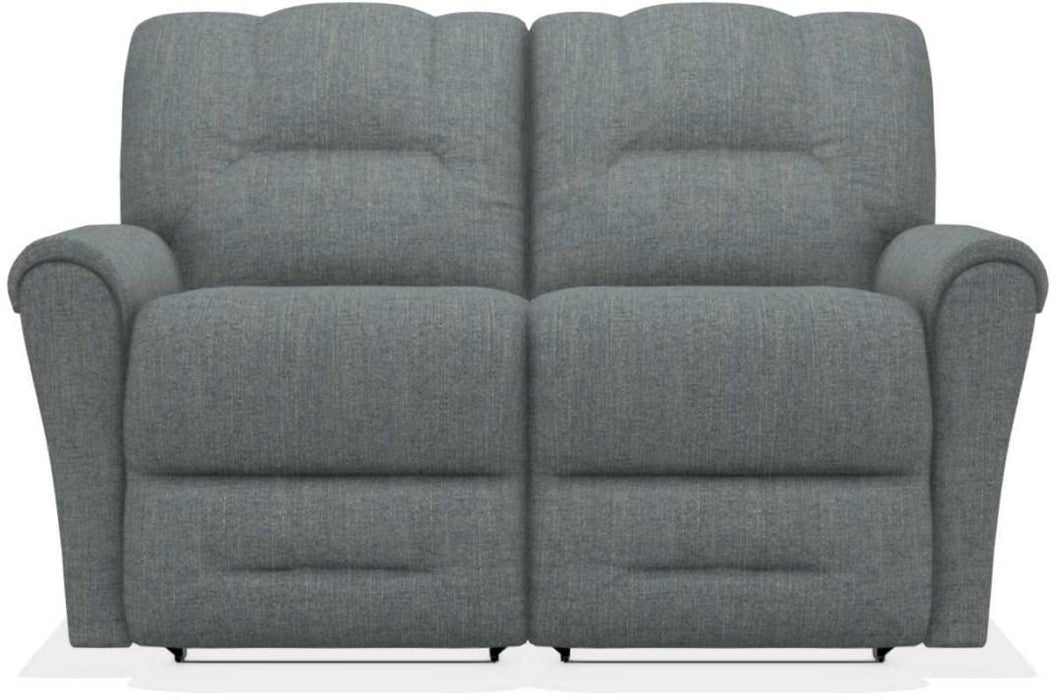 La-Z-Boy Easton PowerRecline La-Z-Time Stonewash Reclining Loveseat