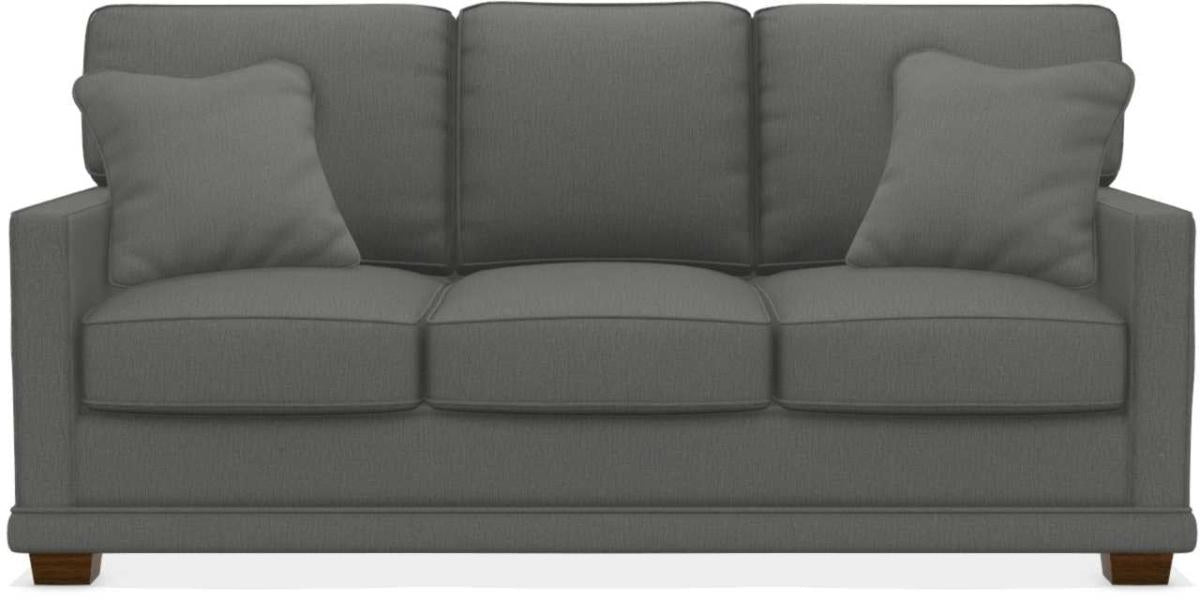 La-Z-Boy Kennedy Grey Premier Supreme Comfortï¿½ Queen Sleep Sofa