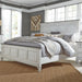 Liberty Furniture Allyson Park Queen Panel Bed in Wirebrushed White - Plourde Furniture Co (Caribou, ME)