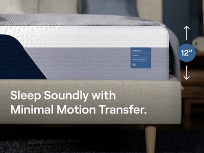 Nectar Classic Memory Foam 5.1 Mattress - Plourde Furniture Co (Caribou, ME)
