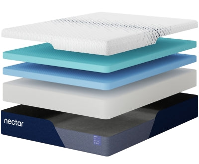 Nectar Luxe Memory Foam 5.1 Mattress - Plourde Furniture Co (Caribou, ME)