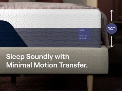Nectar Luxe Memory Foam 5.1 Mattress - Plourde Furniture Co (Caribou, ME)