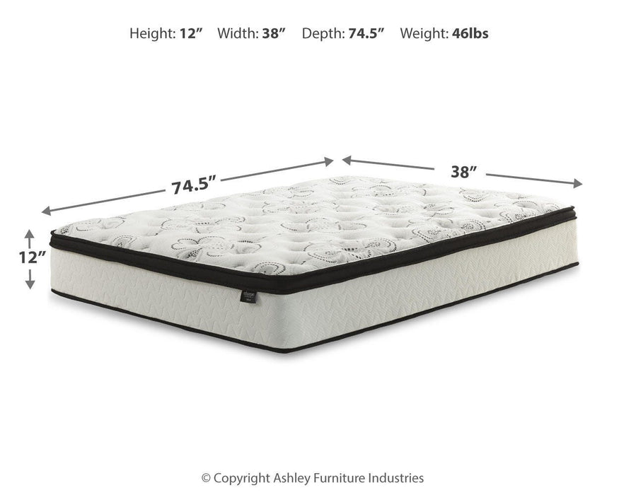 Chime 12 Inch Hybrid Mattress in a Box - Plourde Furniture Co (Caribou, ME)