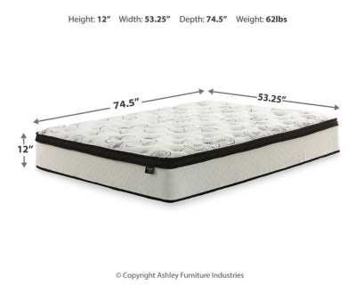 Chime 12 Inch Hybrid Mattress in a Box - Plourde Furniture Co (Caribou, ME)