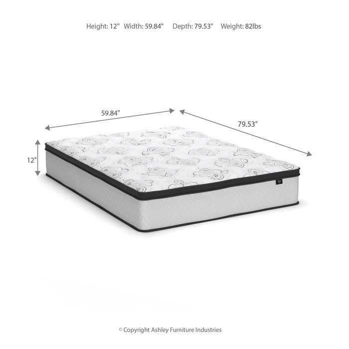 Chime 12 Inch Hybrid Mattress in a Box - Plourde Furniture Co (Caribou, ME)