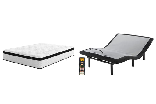 Chime 12 Inch California King Hybrid Mattress Package - Plourde Furniture Co (Caribou, ME)