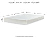 Chime 8 Inch Memory Foam Mattress in a Box - Plourde Furniture Co (Caribou, ME)