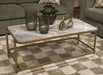 Manor Stone Coffee Table - Plourde Furniture Co (Caribou, ME)