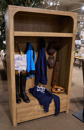 Dovander Hall Tree with Storage Bench - Plourde Furniture Co (Caribou, ME)