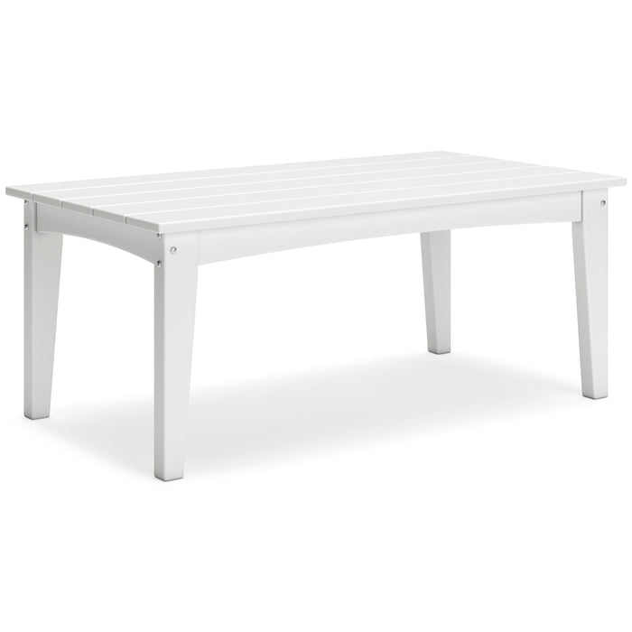 Hyland wave Outdoor Coffee Table - Plourde Furniture Co (Caribou, ME)