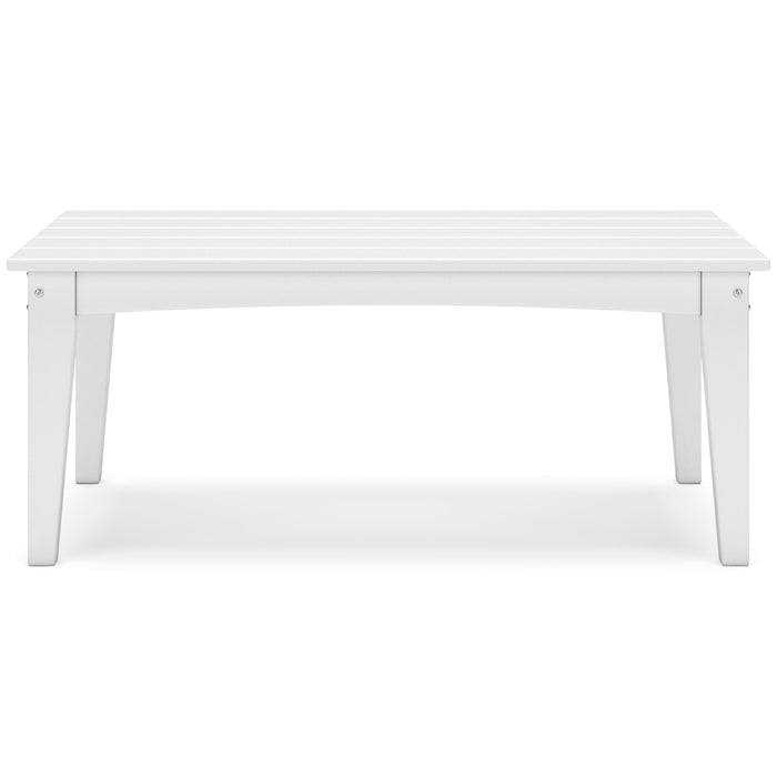 Hyland wave Outdoor Coffee Table - Plourde Furniture Co (Caribou, ME)
