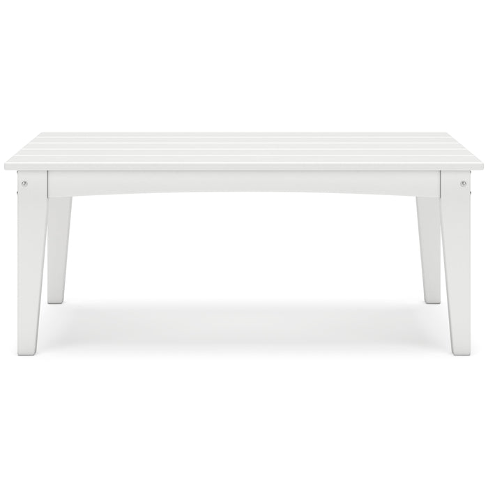 Hyland wave Outdoor Coffee Table - Plourde Furniture Co (Caribou, ME)