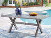 Half Moon Beach Outdoor Dining Table - Plourde Furniture Co (Caribou, ME)