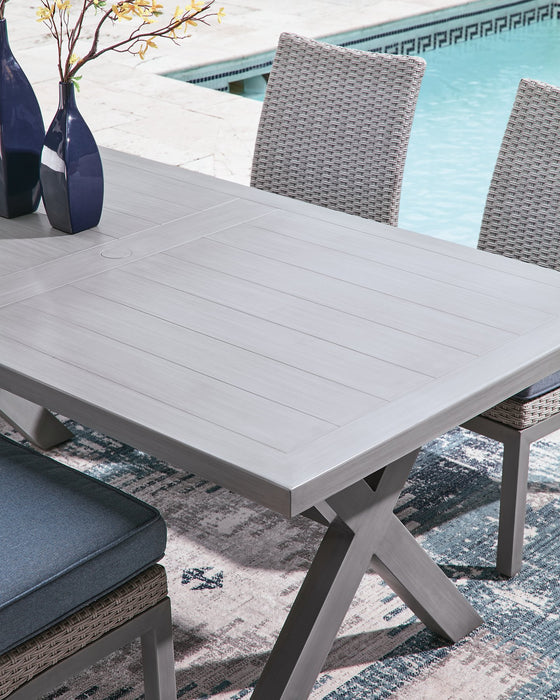Half Moon Beach Outdoor Dining Table - Plourde Furniture Co (Caribou, ME)