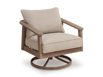Harmony Headlands Outdoor Swivel Lounge with Cushion - Plourde Furniture Co (Caribou, ME)