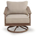 Harmony Headlands Outdoor Swivel Lounge with Cushion - Plourde Furniture Co (Caribou, ME)