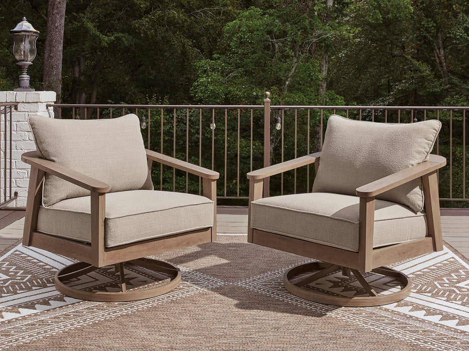 Harmony Headlands Outdoor Swivel Lounge with Cushion - Plourde Furniture Co (Caribou, ME)