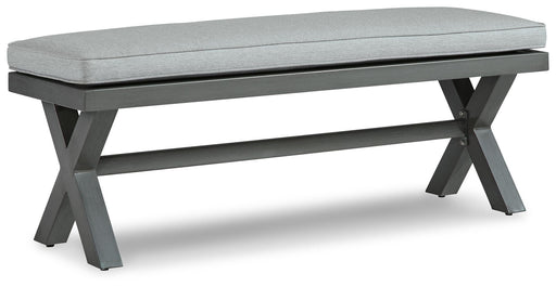 Elite Park Outdoor Bench with Cushion - Plourde Furniture Co (Caribou, ME)