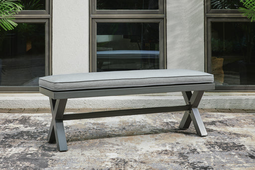 Elite Park Outdoor Bench with Cushion - Plourde Furniture Co (Caribou, ME)