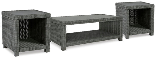 Elite Park Outdoor Occasional Table Set - Plourde Furniture Co (Caribou, ME)