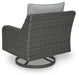 Elite Park Outdoor Swivel Lounge with Cushion - Plourde Furniture Co (Caribou, ME)