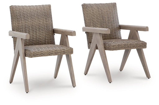 Cliff Trails Outdoor Arm Chair (Set of 2) - Plourde Furniture Co (Caribou, ME)