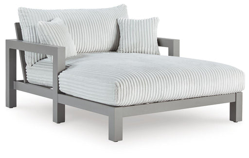 Hurley Park Outdoor Chaise Lounge with Cushion - Plourde Furniture Co (Caribou, ME)