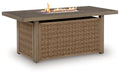 Laguna Heights Outdoor Fire Pit Table - Plourde Furniture Co (Caribou, ME)