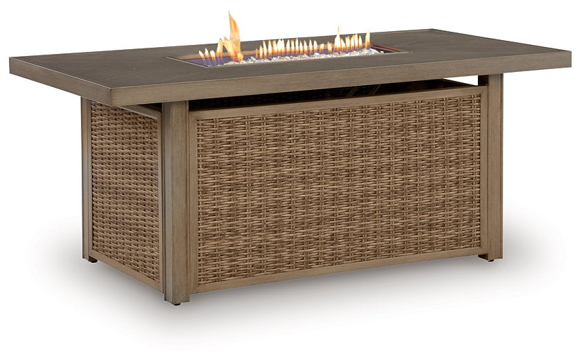 Laguna Heights Outdoor Fire Pit Table - Plourde Furniture Co (Caribou, ME)