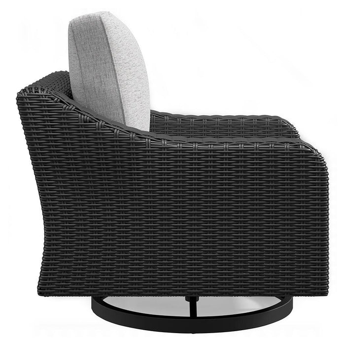 Beachcroft Outdoor Swivel Lounge with Cushion - Plourde Furniture Co (Caribou, ME)
