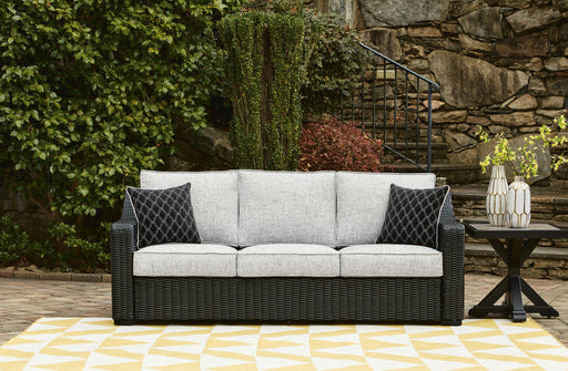 Beachcroft Outdoor Sofa with Cushion - Plourde Furniture Co (Caribou, ME)