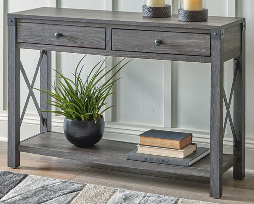 Freedan Sofa/Console Table - Plourde Furniture Co (Caribou, ME)