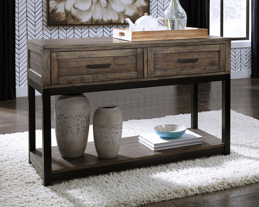 Johurst Sofa/Console Table - Plourde Furniture Co (Caribou, ME)