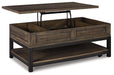 Johurst Coffee Table with Lift Top - Plourde Furniture Co (Caribou, ME)