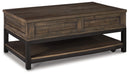 Johurst Coffee Table with Lift Top - Plourde Furniture Co (Caribou, ME)