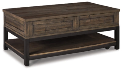 Johurst Coffee Table with Lift Top - Plourde Furniture Co (Caribou, ME)