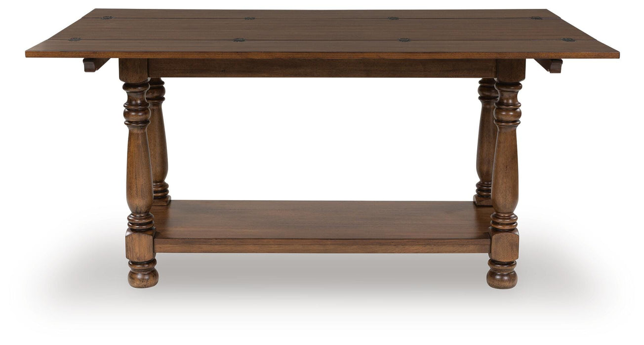 Sturlayne Flip Top Sofa Table - Plourde Furniture Co (Caribou, ME)