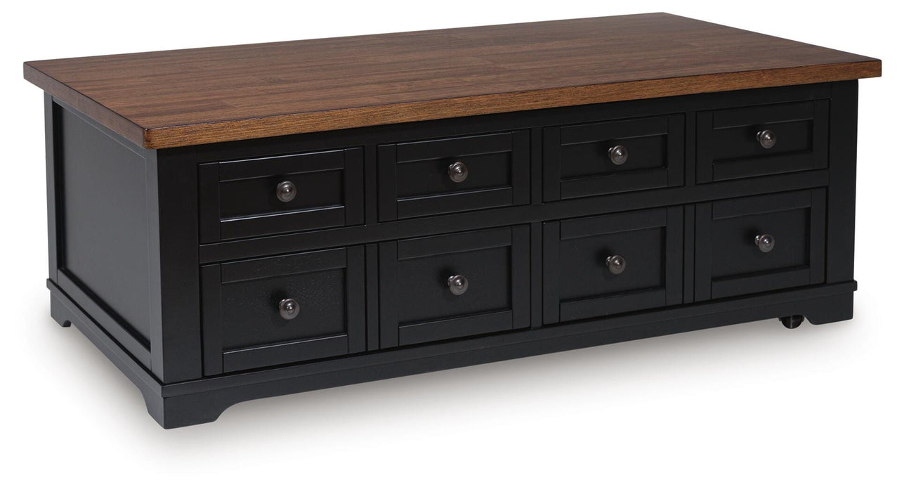 Wildenauer Lift-Top Coffee Table - Plourde Furniture Co (Caribou, ME)