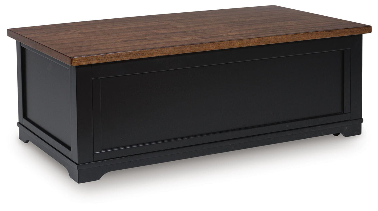Wildenauer Lift-Top Coffee Table - Plourde Furniture Co (Caribou, ME)