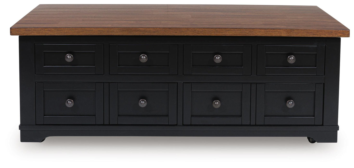 Wildenauer Lift-Top Coffee Table - Plourde Furniture Co (Caribou, ME)
