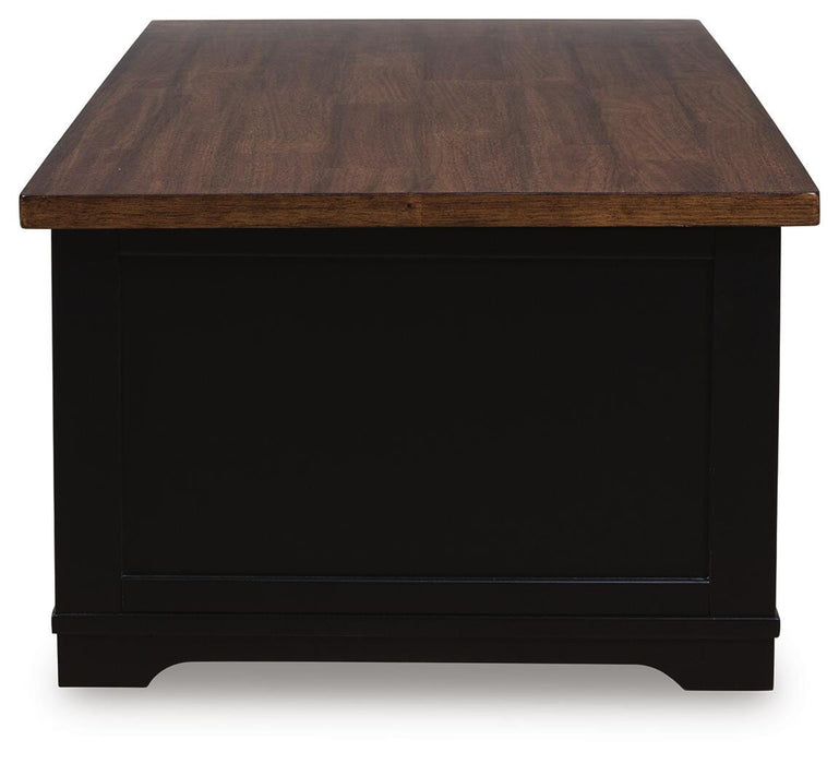 Wildenauer Lift-Top Coffee Table - Plourde Furniture Co (Caribou, ME)