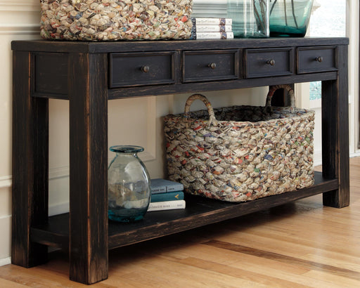 Gavelston Sofa/Console Table - Plourde Furniture Co (Caribou, ME)