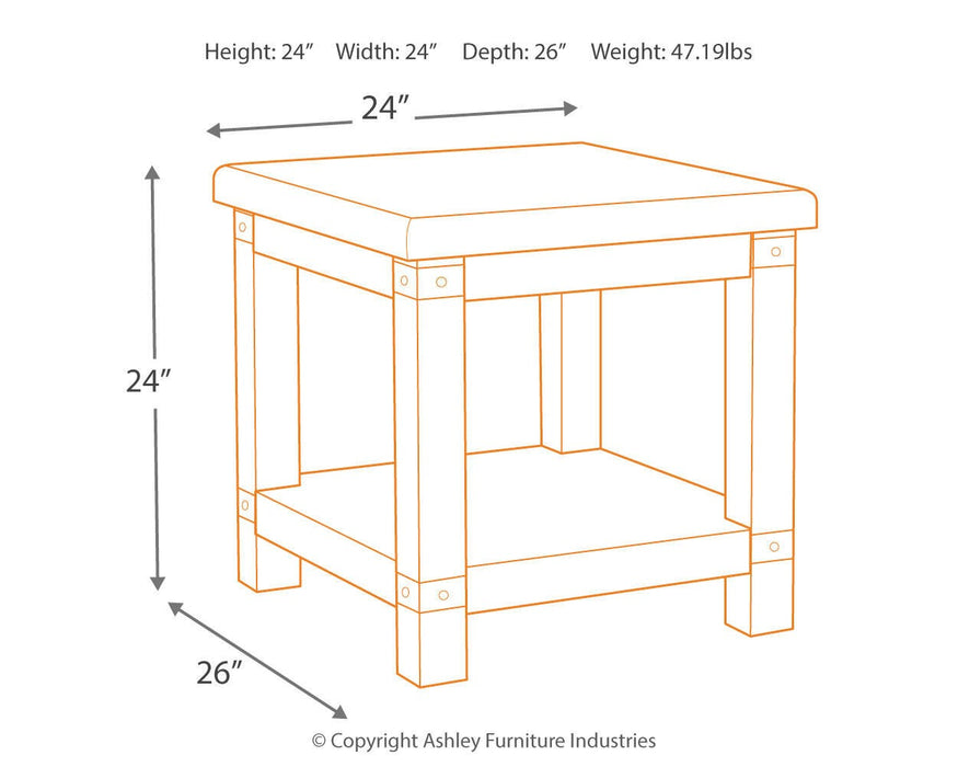 Carynhurst End Table - Plourde Furniture Co (Caribou, ME)
