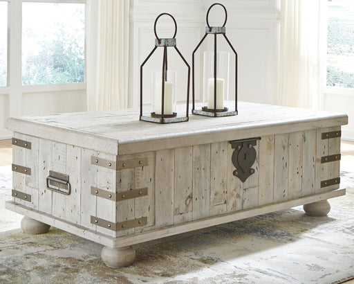 Carynhurst Coffee Table with Lift Top - Plourde Furniture Co (Caribou, ME)